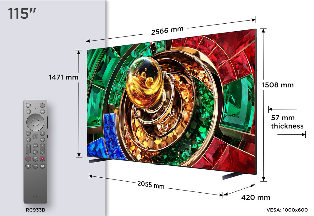 TCL RGB-Mini LED 115RM9L
