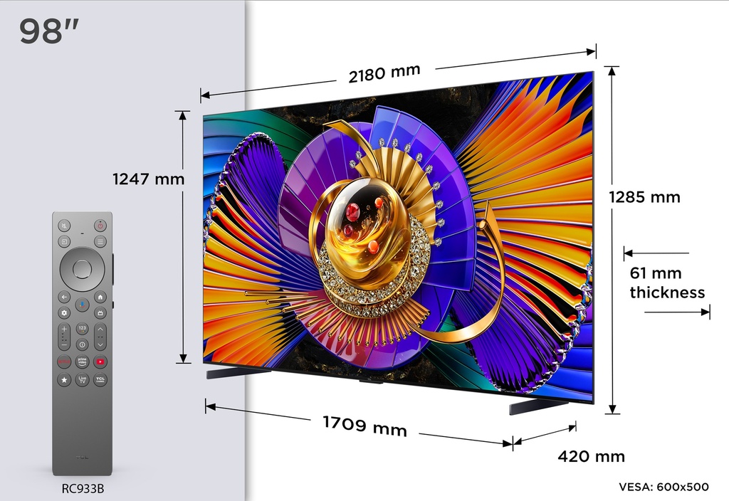 TCL SQD-Mini LED 98MSQLED85L