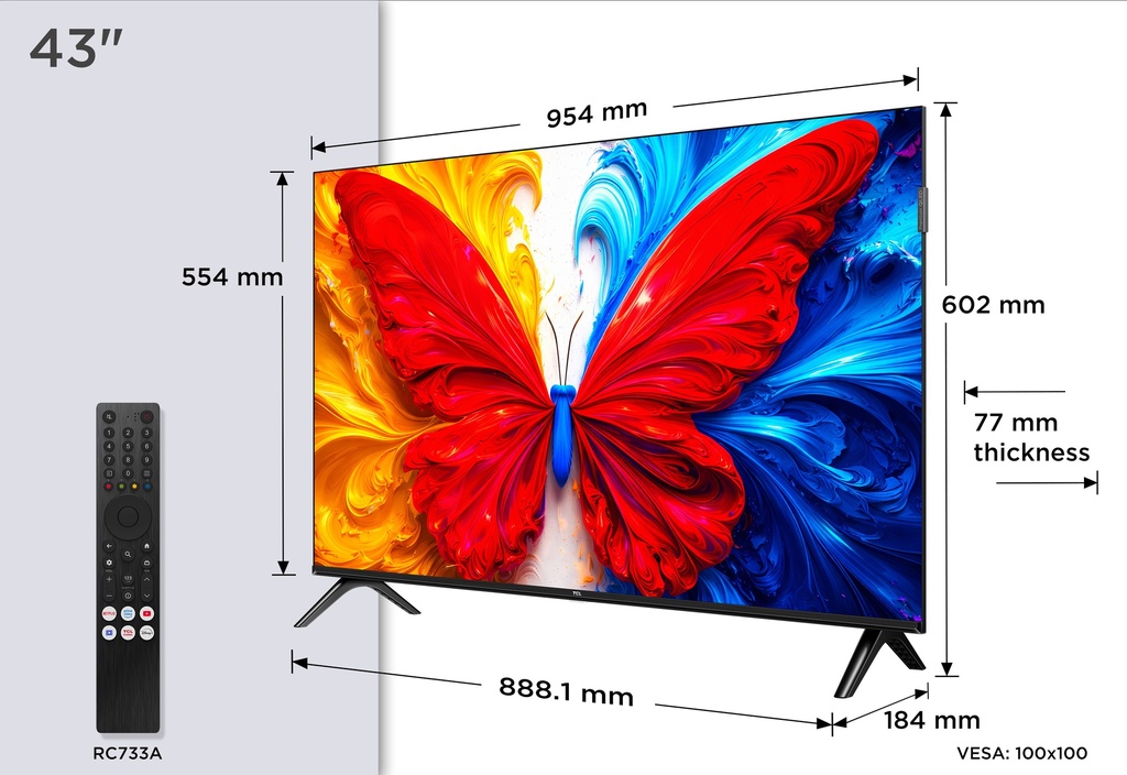TCL QLED Full HD 43S5L