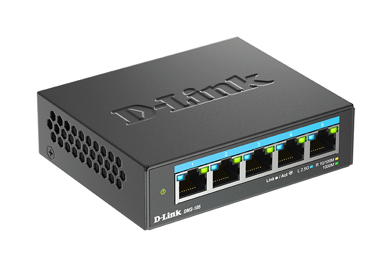 5-Port Multi-Gigabit Unmanaged Switch DMS-105/E